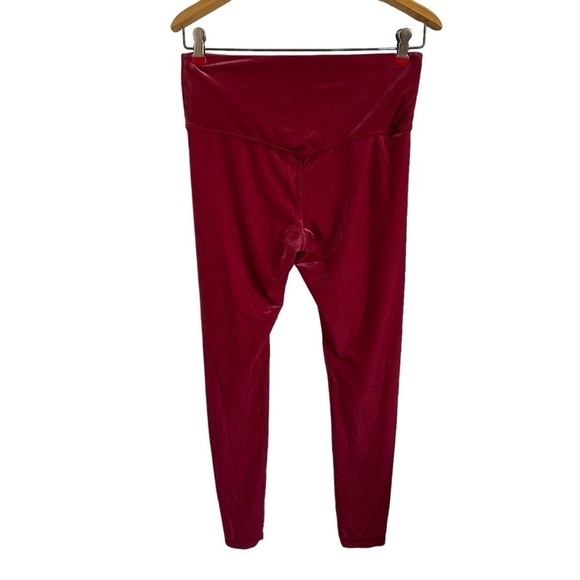 ATHLETA Elation Velvet Tight Leggings and Cropped Workout Top Matching Set - Picture 5 of 15